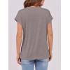imageANRABESS Womens Tops Summer Cap Sleeve Basic Tee Shirts 2025 Trendy Loose Fit Casual Dressy Business Work Tshirts ClothesGreyish Brown