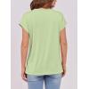 imageANRABESS Womens Tops Summer Cap Sleeve Basic Tee Shirts 2025 Trendy Loose Fit Casual Dressy Business Work Tshirts ClothesLight Green