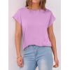 imageANRABESS Womens Tops Summer Cap Sleeve Basic Tee Shirts 2025 Trendy Loose Fit Casual Dressy Business Work Tshirts ClothesLilac