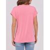 imageANRABESS Womens Tops Summer Cap Sleeve Basic Tee Shirts 2025 Trendy Loose Fit Casual Dressy Business Work Tshirts ClothesPink