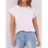 imageANRABESS Womens Tops Summer Cap Sleeve Basic Tee Shirts 2025 Trendy Loose Fit Casual Dressy Business Work Tshirts ClothesWhite