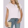 imageANRABESS Womens Tops Summer Cap Sleeve Basic Tee Shirts 2025 Trendy Loose Fit Casual Dressy Business Work Tshirts ClothesWhite