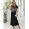 imageANRABESS Womens Wool Blend Tops Short Sleeve V Neck Soft Business Dressy Casual Pullover Sweater 2025 Trendy OutfitsBlack White Stripe