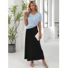 imageANRABESS Womens Wool Blend Tops Short Sleeve V Neck Soft Business Dressy Casual Pullover Sweater 2025 Trendy OutfitsLight Blue