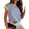 Rose Green Stripe