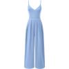 imageANRABESS Women V Neck Spaghetti Strap Wide Leg Dressy Jumpsuits 2025 Summer Casual One Piece Jumper Romper Outfits ampamp PocketsLight Blue