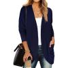 imageANRABESS Womens Cardigan Open Front Long Sleeve Shawl Neck Dressy Casual Knit Sweaters 2025 Fall Trendy Outerwear CoatNavy Blue