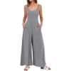 imageANRABESS Womens Casual Loose Sleeveless Jumpsuits Dressy Wide Leg Adjustable Strap Rompers 2025 Summer Vacation OutfitsGrey