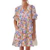 Crayon Multicolored Floral