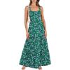 Green Purple Floral