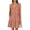 imageANRABESS Womens Summer Casual Tank Dress Sleeveless V Neck T Shirt Sundress Flowy Tiered Swing Mini Beach Vacation DressesRed Floral