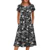 Print Black Floral