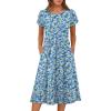 Print Blue Yellow Floral
