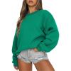 imageANRABESS Womens Sweatshirts Crewneck Fleece Oversized Pullover Sweaters 2025 Fall Cute Tops Teen Girls Preppy Clothes 2025Green