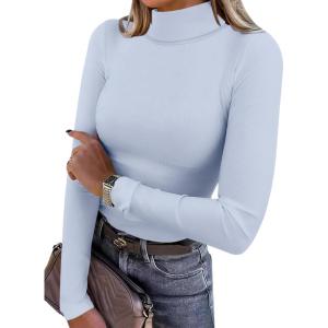 imageANRABESS Long Sleeve Thermal Shirt for Women Turtleneck Slim Fit Tshirt Top 2025 Fall Basic Tee Winter Underwear ClothesBlue