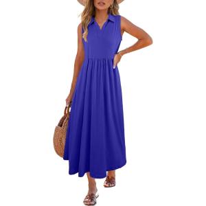 imageANRABESS Womens Casual Dress Summer Sleeveless V Neck Sundress Aline Flowy Beach Maxi Dresses Travel 2025 Vacation OutfitsRoyal Blue