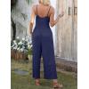 imageANRABESS Jumpsuits for Women Summer Casual Sleeveless Scoop Neck Spaghetti Straps Wide Leg One Piece Romper Beach OutfitsDeep Blue