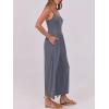 imageANRABESS Jumpsuits for Women Summer Casual Sleeveless Scoop Neck Spaghetti Straps Wide Leg One Piece Romper Beach OutfitsGrey