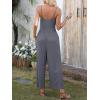 imageANRABESS Jumpsuits for Women Summer Casual Sleeveless Scoop Neck Spaghetti Straps Wide Leg One Piece Romper Beach OutfitsGrey