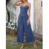 imageANRABESS Jumpsuits for Women Summer Casual Sleeveless Scoop Neck Spaghetti Straps Wide Leg One Piece Romper Beach OutfitsNavy Blue