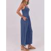 imageANRABESS Jumpsuits for Women Summer Casual Sleeveless Scoop Neck Spaghetti Straps Wide Leg One Piece Romper Beach OutfitsNavy Blue