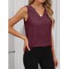 imageANRABESS Tank Top for Women Dressy Casual Business Work Blouses Sleeveless V Neck Textured Tops 2025 Spring Summer OutfitsBurgundy