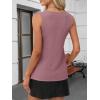 imageANRABESS Tank Top for Women Dressy Casual Business Work Blouses Sleeveless V Neck Textured Tops 2025 Spring Summer OutfitsDusty Rose
