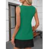 imageANRABESS Tank Top for Women Dressy Casual Business Work Blouses Sleeveless V Neck Textured Tops 2025 Spring Summer OutfitsGreen