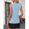 imageANRABESS Tank Top for Women Dressy Casual Business Work Blouses Sleeveless V Neck Textured Tops 2025 Spring Summer OutfitsLight Blue
