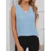 imageANRABESS Tank Top for Women Dressy Casual Business Work Blouses Sleeveless V Neck Textured Tops 2025 Spring Summer OutfitsLight Blue