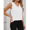 imageANRABESS Tank Top for Women Dressy Casual Business Work Blouses Sleeveless V Neck Textured Tops 2025 Spring Summer OutfitsWhite