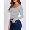 imageANRABESS Women Double Lined Long Sleeve Crop Tops Shirts Square Neck Tight Fitted Going Out TShirt Basic Tee Outfits 2025Grey