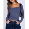 imageANRABESS Women Double Lined Long Sleeve Crop Tops Shirts Square Neck Tight Fitted Going Out TShirt Basic Tee Outfits 2025Haze Blue