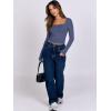 imageANRABESS Women Double Lined Long Sleeve Crop Tops Shirts Square Neck Tight Fitted Going Out TShirt Basic Tee Outfits 2025Haze Blue