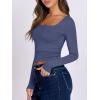 imageANRABESS Women Double Lined Long Sleeve Crop Tops Shirts Square Neck Tight Fitted Going Out TShirt Basic Tee Outfits 2025Haze Blue