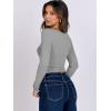 imageANRABESS Women Double Lined Long Sleeve Crop Tops Shirts Square Neck Tight Fitted Going Out TShirt Basic Tee Outfits 2025Light Gray