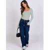 imageANRABESS Women Double Lined Long Sleeve Crop Tops Shirts Square Neck Tight Fitted Going Out TShirt Basic Tee Outfits 2025Light Green