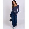 imageANRABESS Women Double Lined Long Sleeve Crop Tops Shirts Square Neck Tight Fitted Going Out TShirt Basic Tee Outfits 2025Navy Blue