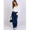 imageANRABESS Women Double Lined Long Sleeve Crop Tops Shirts Square Neck Tight Fitted Going Out TShirt Basic Tee Outfits 2025White