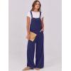 imageANRABESS Women Jumpsuits Overalls Wide Leg Casual Baggy Romper Boho Loose Bib Jumpers Sleeveless Straps 2025 Summer OutfitsNavy Blue