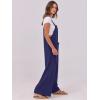 imageANRABESS Women Jumpsuits Overalls Wide Leg Casual Baggy Romper Boho Loose Bib Jumpers Sleeveless Straps 2025 Summer OutfitsNavy Blue