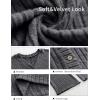 imageANRABESS Womens 2 Piece Lounge Pajama Sets Ribbed Long Sleeve Button Top Matching Pants Sleepwear PJ Set 2025 Fall OutfitsDeep Grey