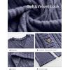 imageANRABESS Womens 2 Piece Lounge Pajama Sets Ribbed Long Sleeve Button Top Matching Pants Sleepwear PJ Set 2025 Fall OutfitsNavy Blue