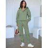imageANRABESS Womens 2 Piece Outfits Lounge Hoodie Oversized Sweatshirt V Neck Pullover Jogger Sweatpants 2025 Fall Matching SetGrey Green