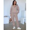 imageANRABESS Womens 2 Piece Outfits Lounge Hoodie Oversized Sweatshirt V Neck Pullover Jogger Sweatpants 2025 Fall Matching SetLight Khaki