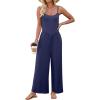 imageANRABESS Jumpsuits for Women Summer Casual Sleeveless Scoop Neck Spaghetti Straps Wide Leg One Piece Romper Beach OutfitsDeep Blue