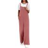 imageANRABESS Overalls for Women 2025 Summer Casual Loose One Piece Outfits Baggy Wide Leg Jumpers Lightweight Comfy RompersRust