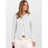imageANRABESS Cardigan Sweaters for Women Lightweight Long Sleeve Casual Button Down Knit Cute Y2k 2025 Fall Trendy OutfitsLight Grey