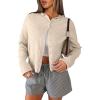 imageANRABESS Cardigan Sweaters for Women Lightweight Long Sleeve Casual Button Down Knit Cute Y2k 2025 Fall Trendy OutfitsAlmond