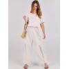 imageANRABESS Women Linen Jumpsuits 2025 Summer Casual Loose Short Sleeve Wide Leg One Piece Jumper Romper Outfits Trendy ClothesBeige